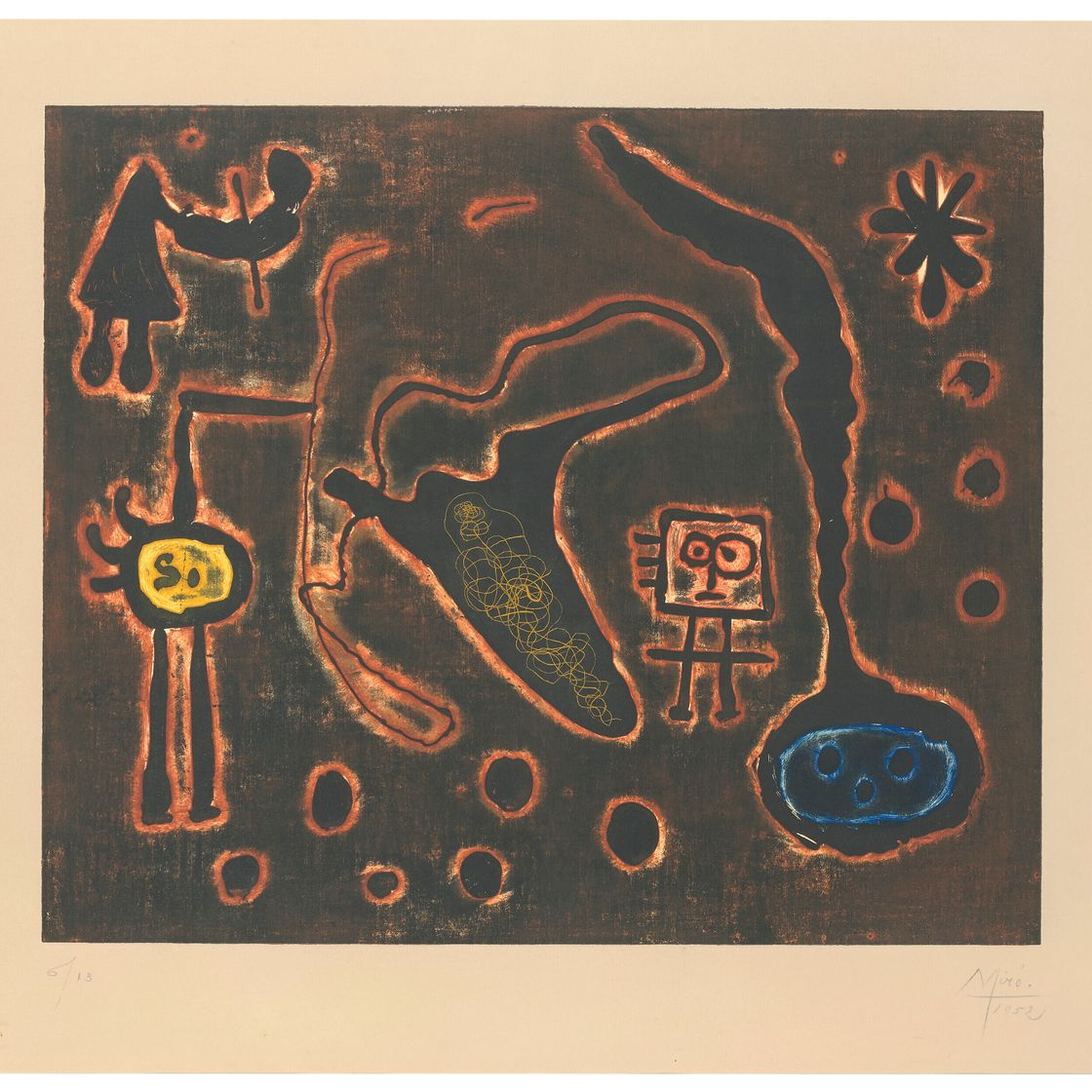 Joan Miró — Табличка V, из серии II