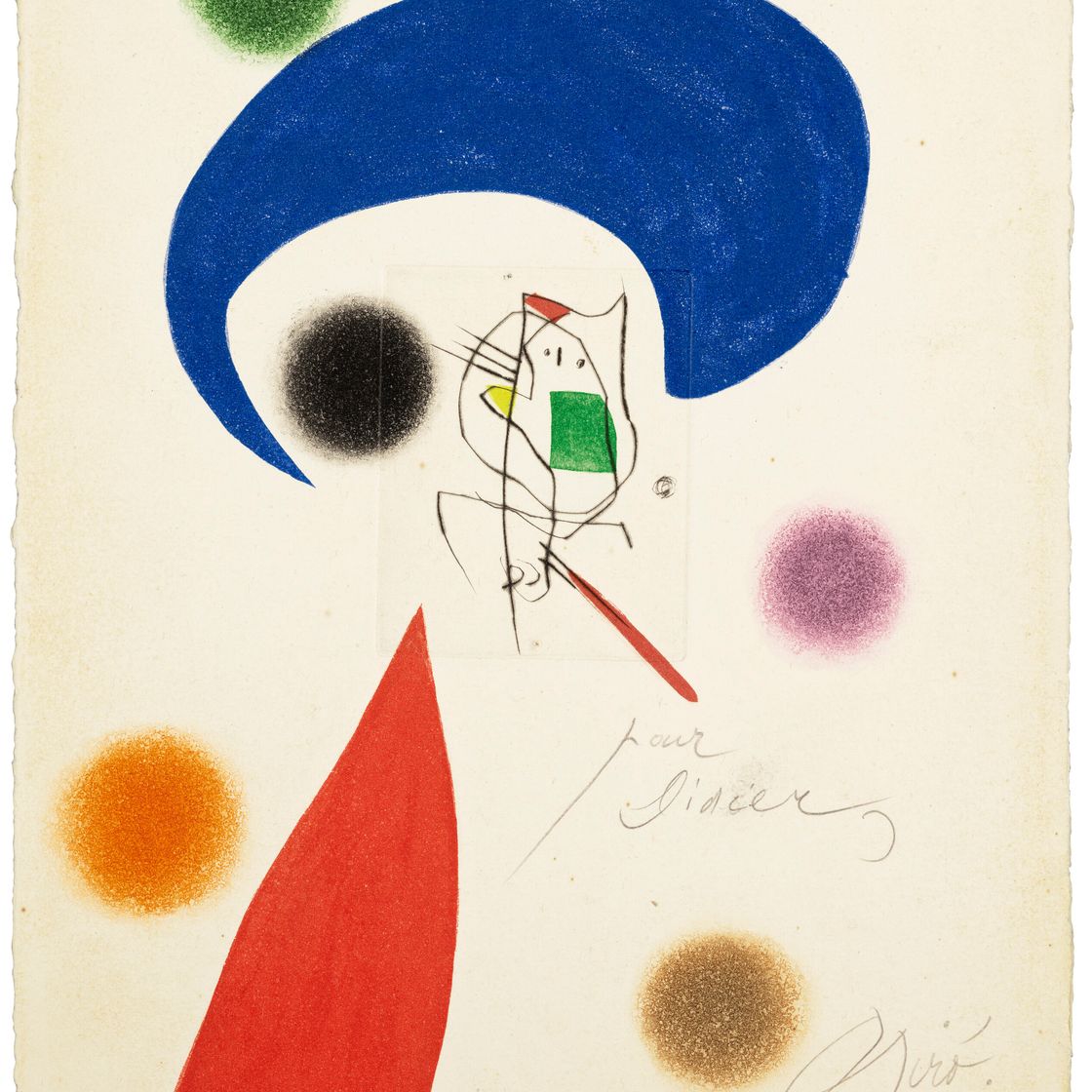 Joan Miró — Mobles Juncosa: одна тарелка
