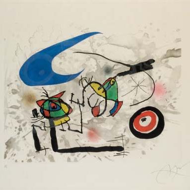 Joan Miró — Пигмеи у берегов Луны (D. 562)