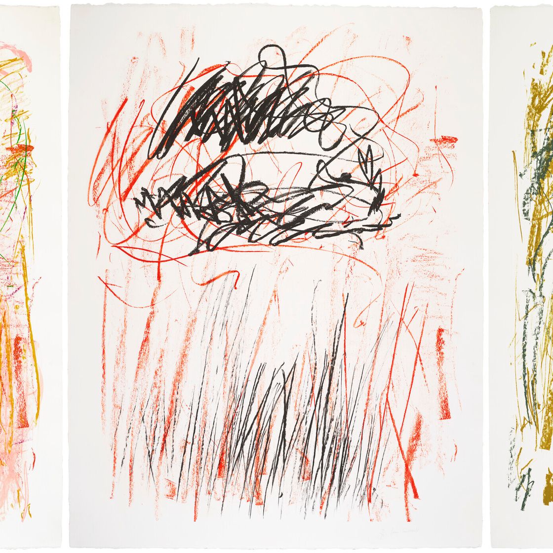 Joan Mitchell — Цветы I-III, из серии "Бедфорд", изображение 1