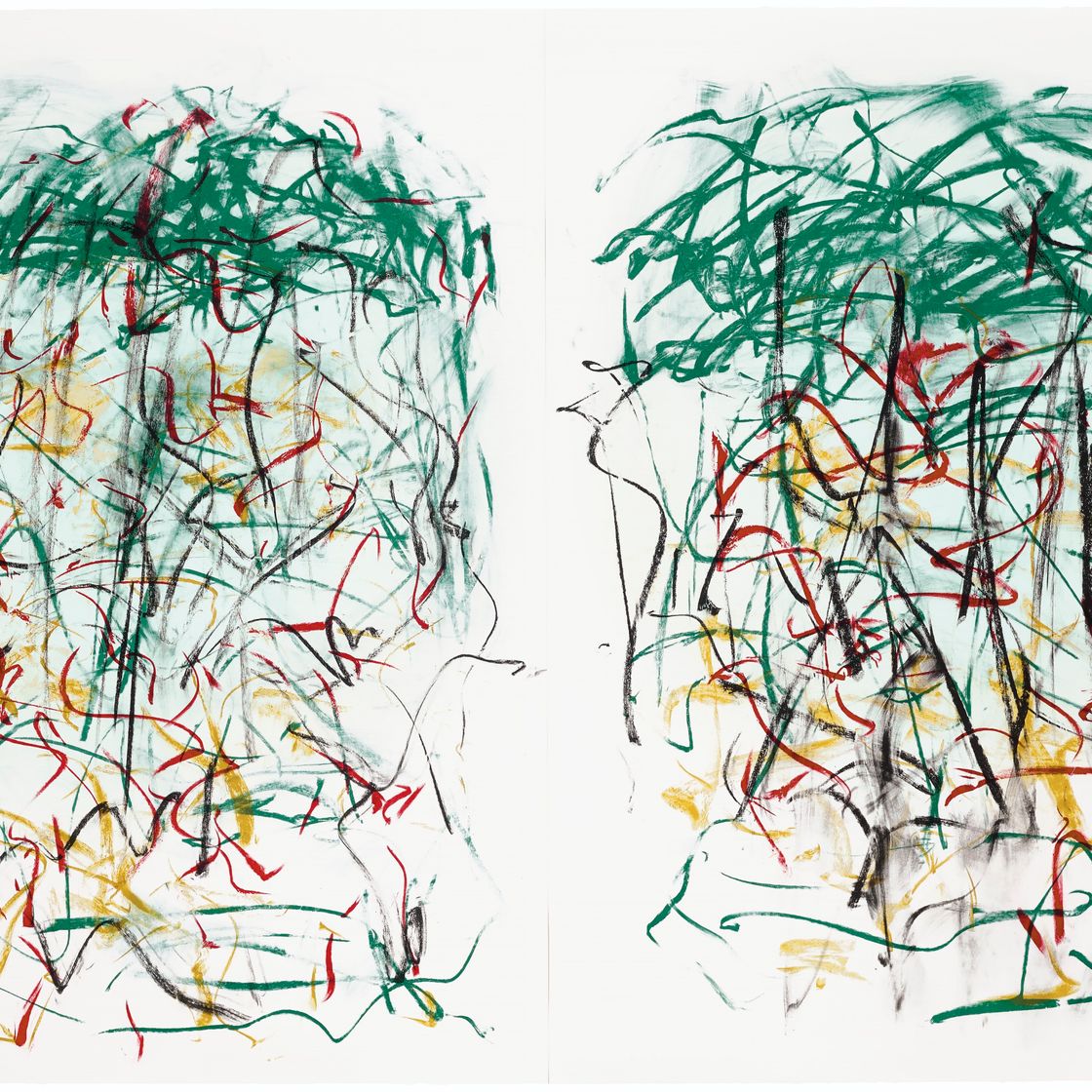 Joan Mitchell — Подсолнух I, из серии Sunflower