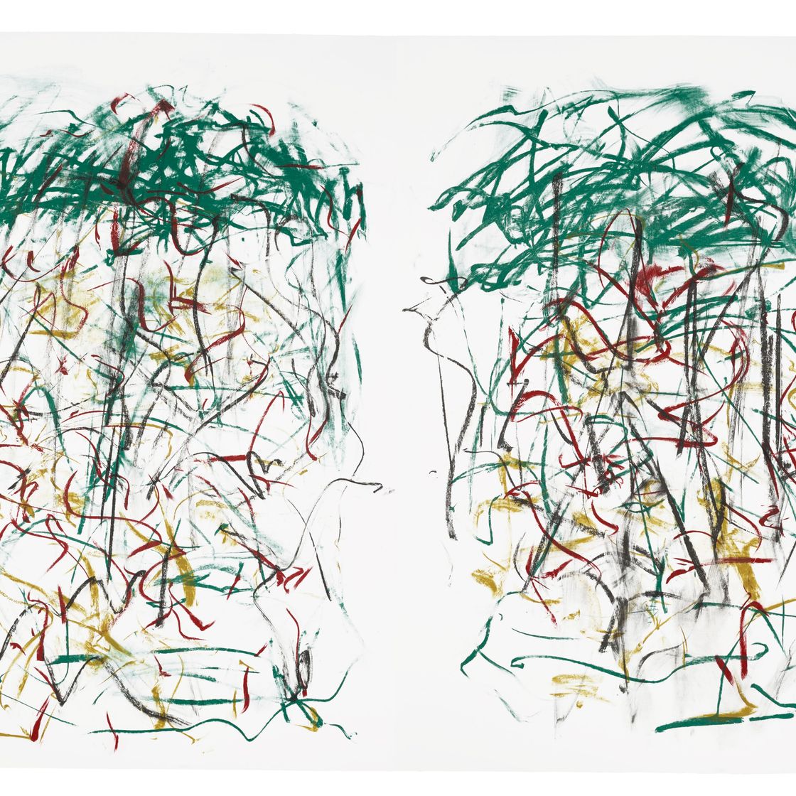 Joan Mitchell — Подсолнух I, из серии Sunflower