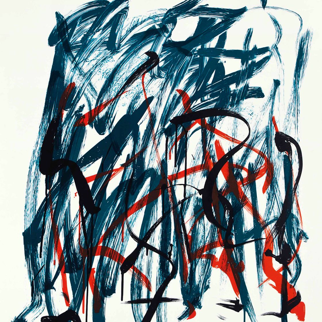 Joan Mitchell — Щетка, состояние I, из серии Bedford
