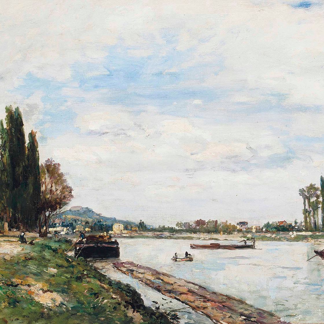 Johan Barthold Jongkind — Улица Медон-дю-Пон-де-Севр
