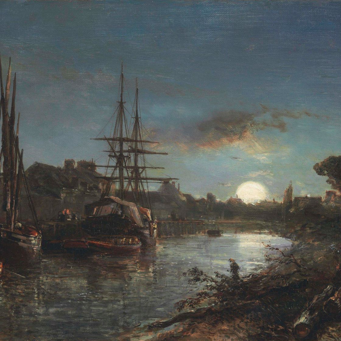 Johan Barthold Jongkind — Клер-де-Лун в окрестностях Парижа