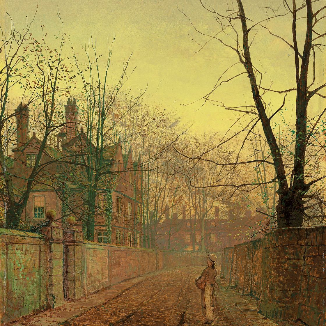 John Atkinson Grimshaw — Осенний переулок