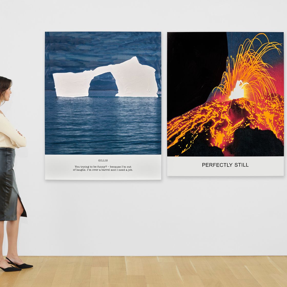 John Baldessari — Серия "Горячее и холодное": ДЖИЛЛИАН, ты пытаешься пошутить? / СОВЕРШЕННО СПОКОЙНО, изображение 6