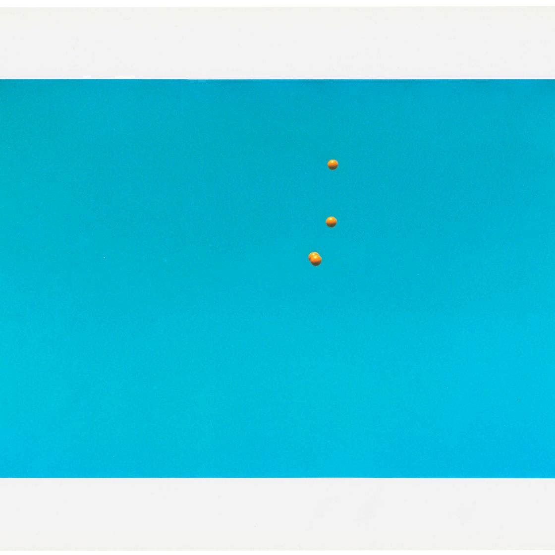 John Baldessari — Подбрасывание трех мячей в воздух, чтобы получить прямую линию (лучшая из тридцати шести попыток)