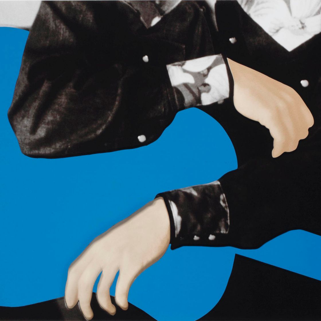 John Baldessari — Человек с гитарой (синий) (C.-H. 153; G. 2031)
