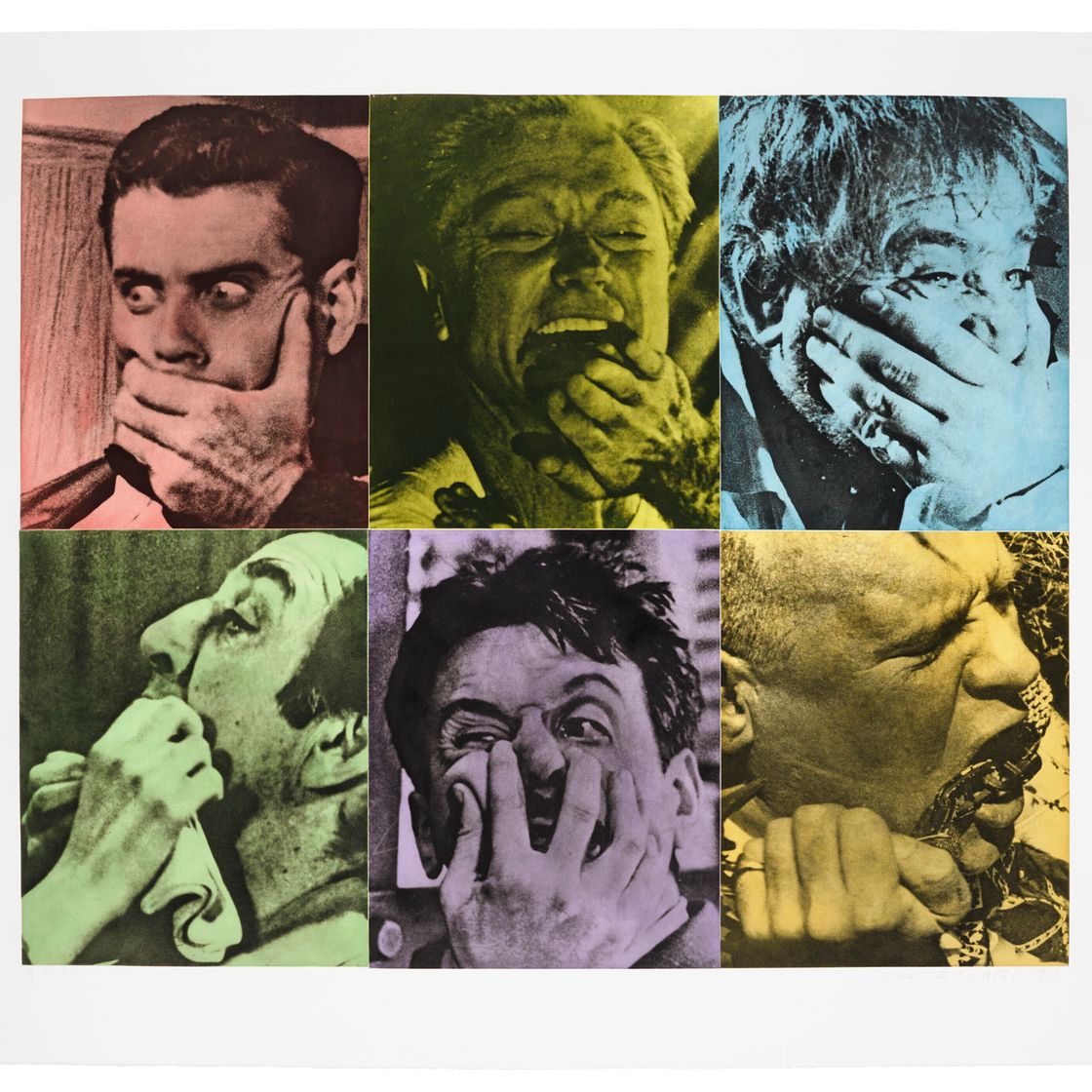 John Baldessari — Шесть красочных приколов (мужские)