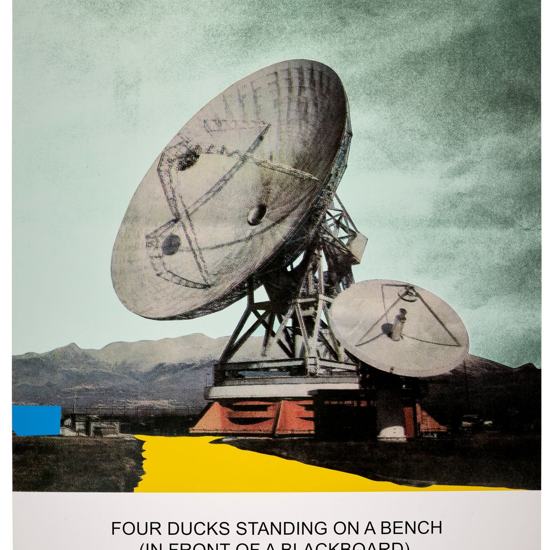 John Baldessari — Новость: Четыре утки стоят на скамейке...