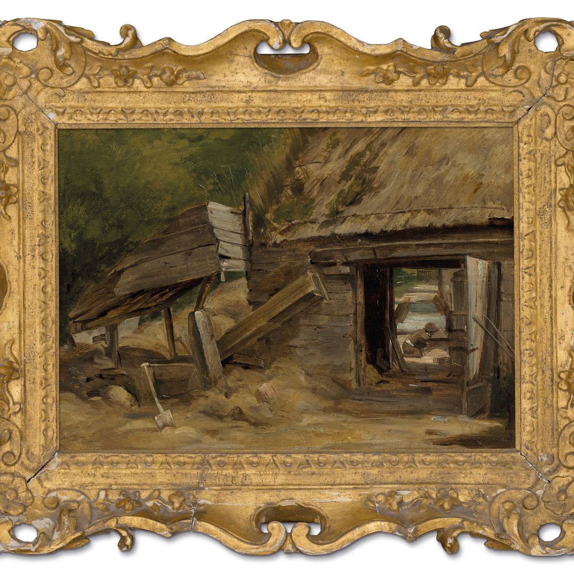 John Constable — Старый мельничный сарай, Дедхэм, изображение 2