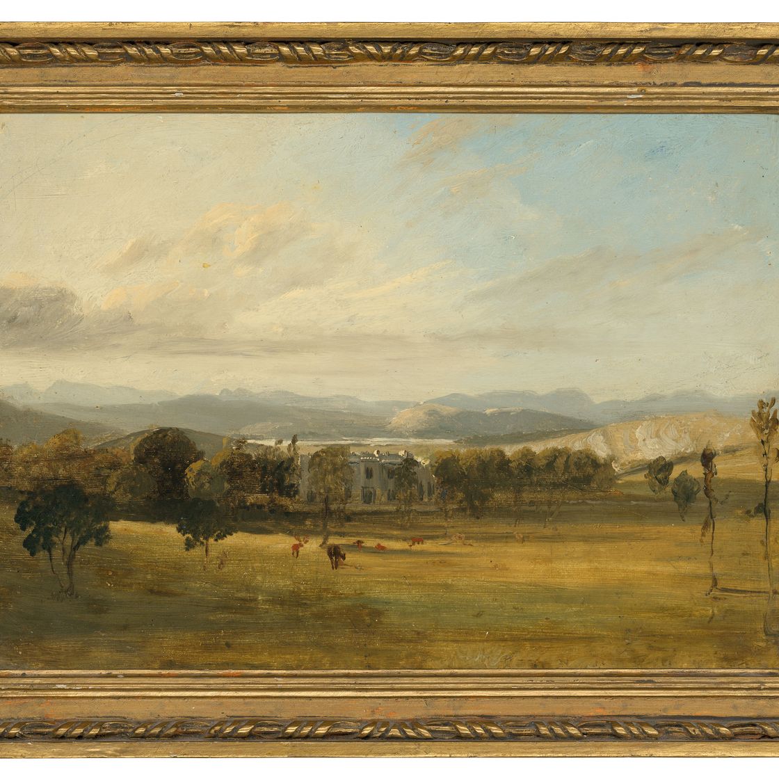 John Constable — Набросок Лейтон-Холла, Ланкашир, холмов Озерного края за его пределами, изображение 2
