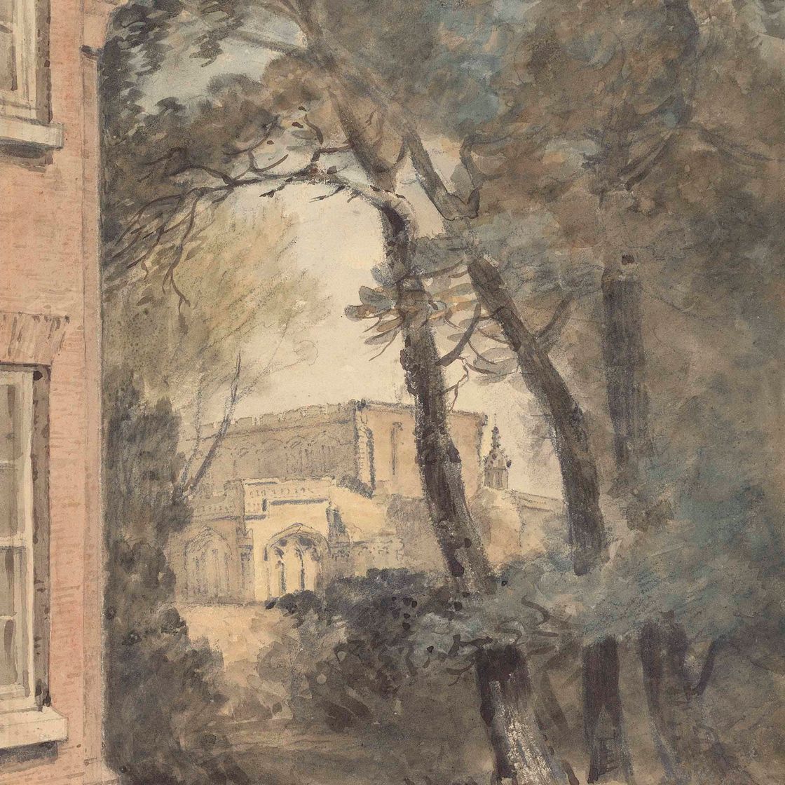 John Constable — Церковь Святой Марии, Восточный Бергхольт, на территории Вест Лодж