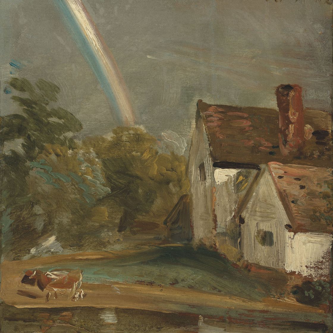 John Constable — Домик Вилли Лотта с радугой