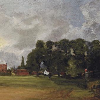 John Constable — Вид на дом Восточного Бергхольта