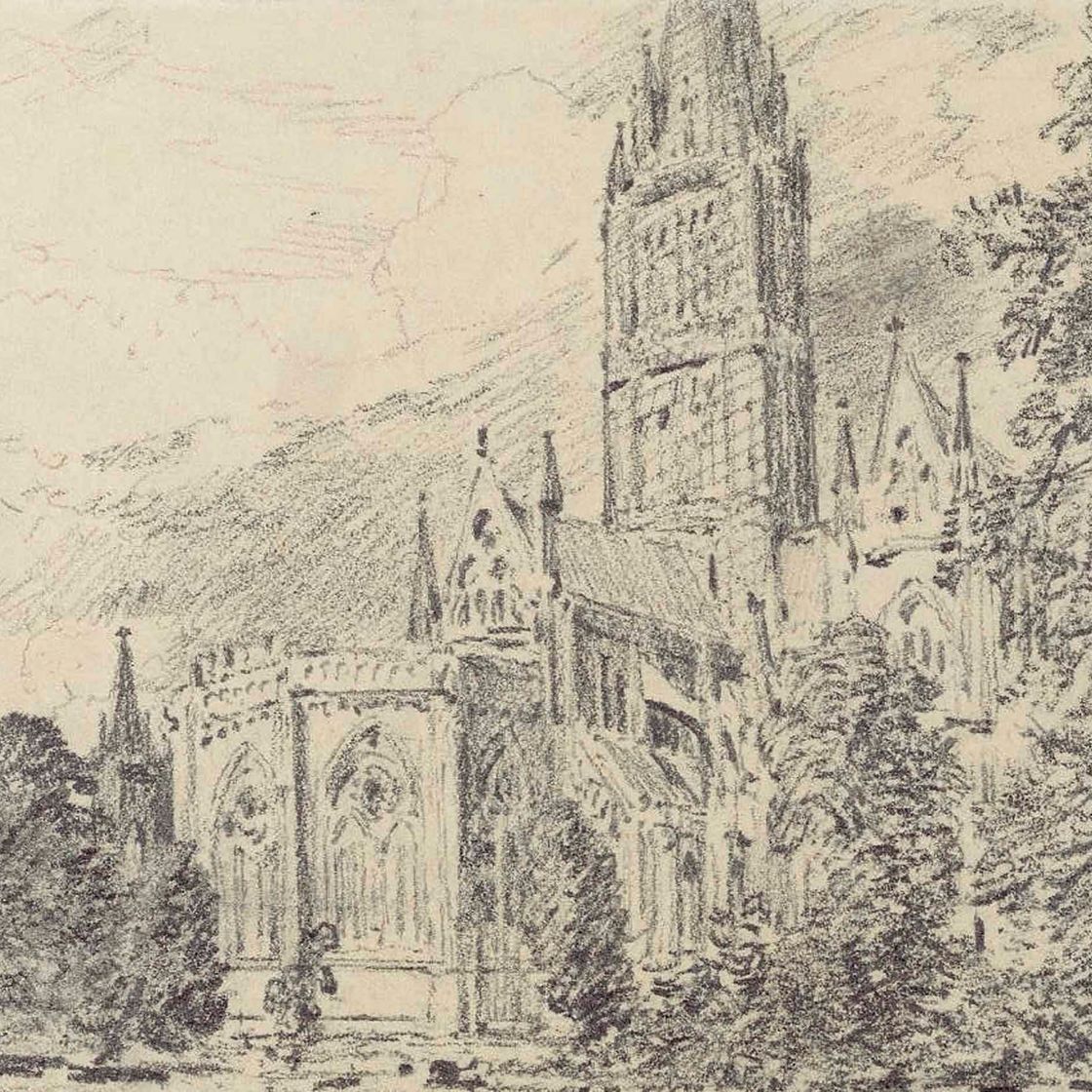 John Constable — Солсберийский собор из епископского сада