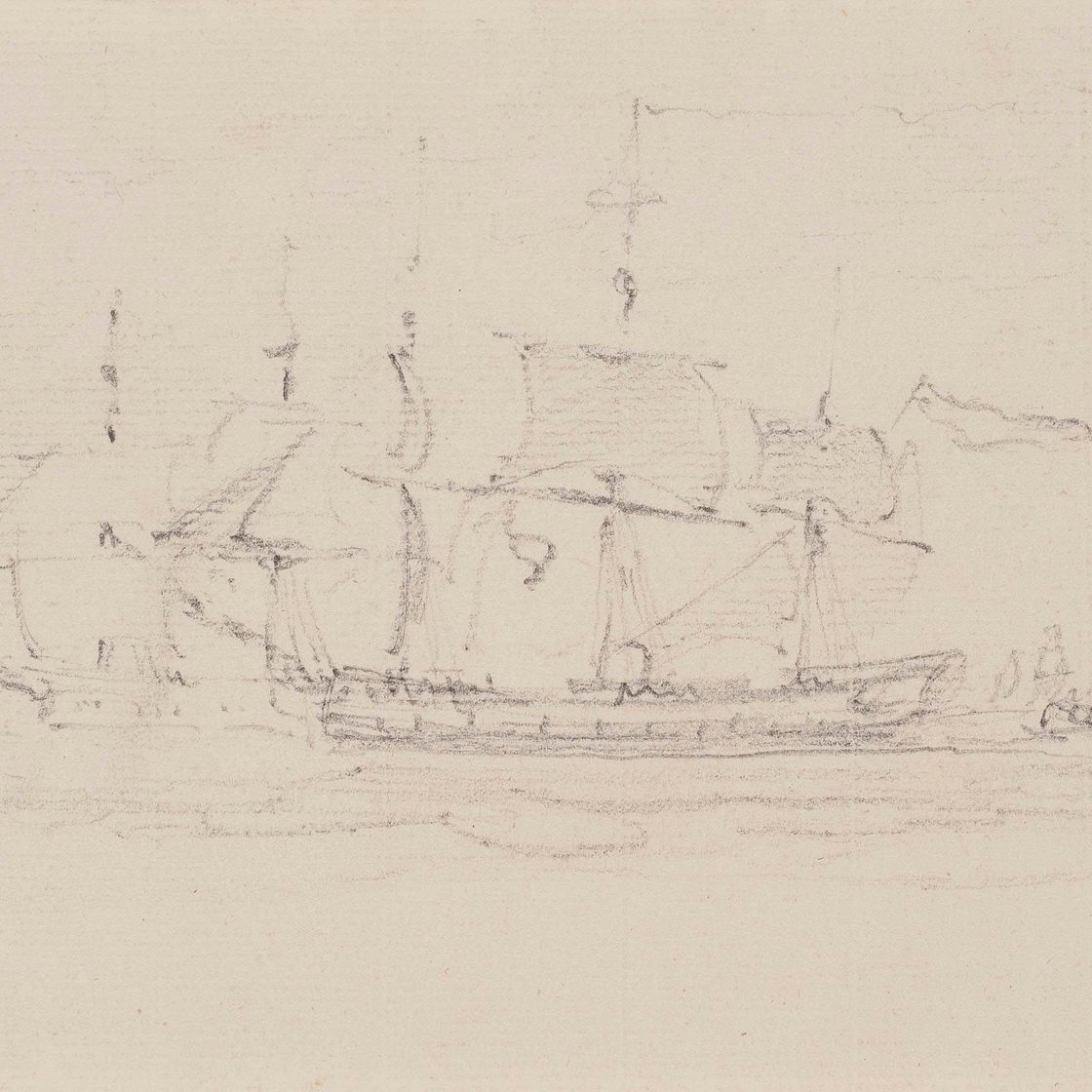 John Constable — Судоходство по Темзе или Медуэю