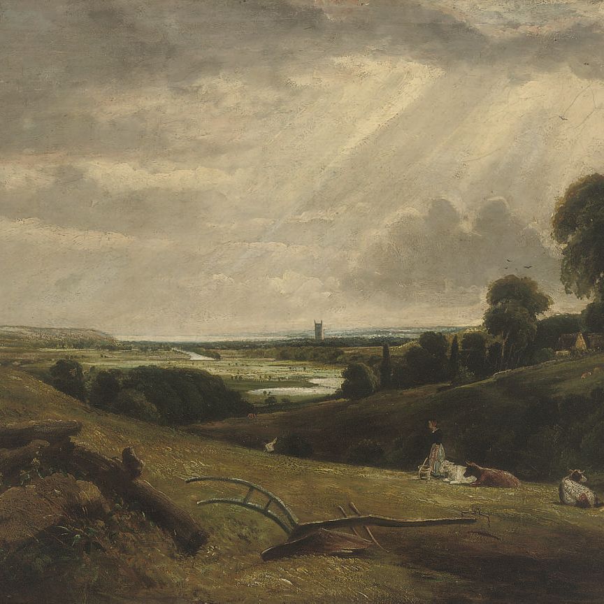 John Constable — Вид на долину Дедхэм