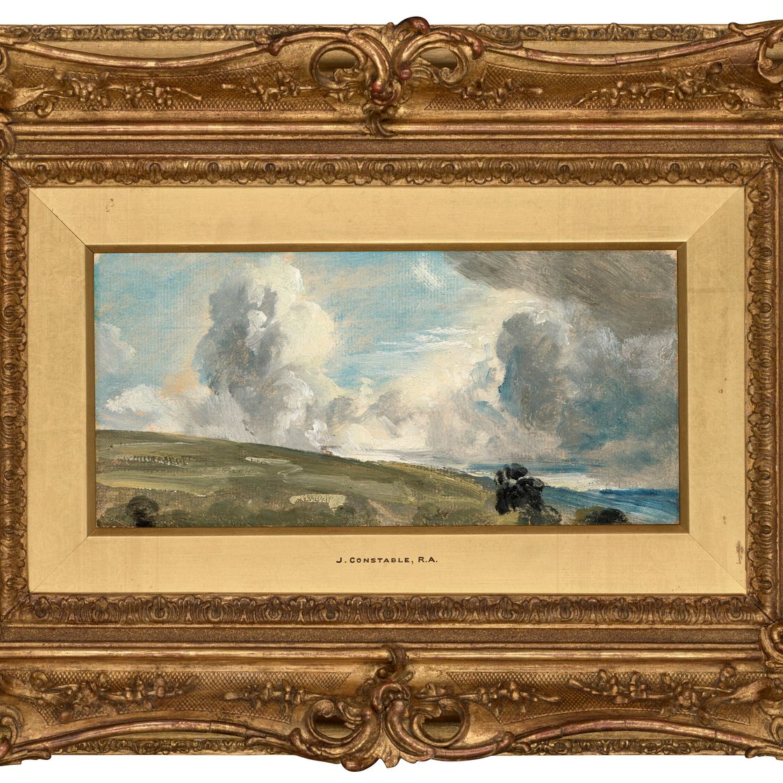 John Constable — Изучение облаков, возможно, над хребтом Харнхэм, изображение 2