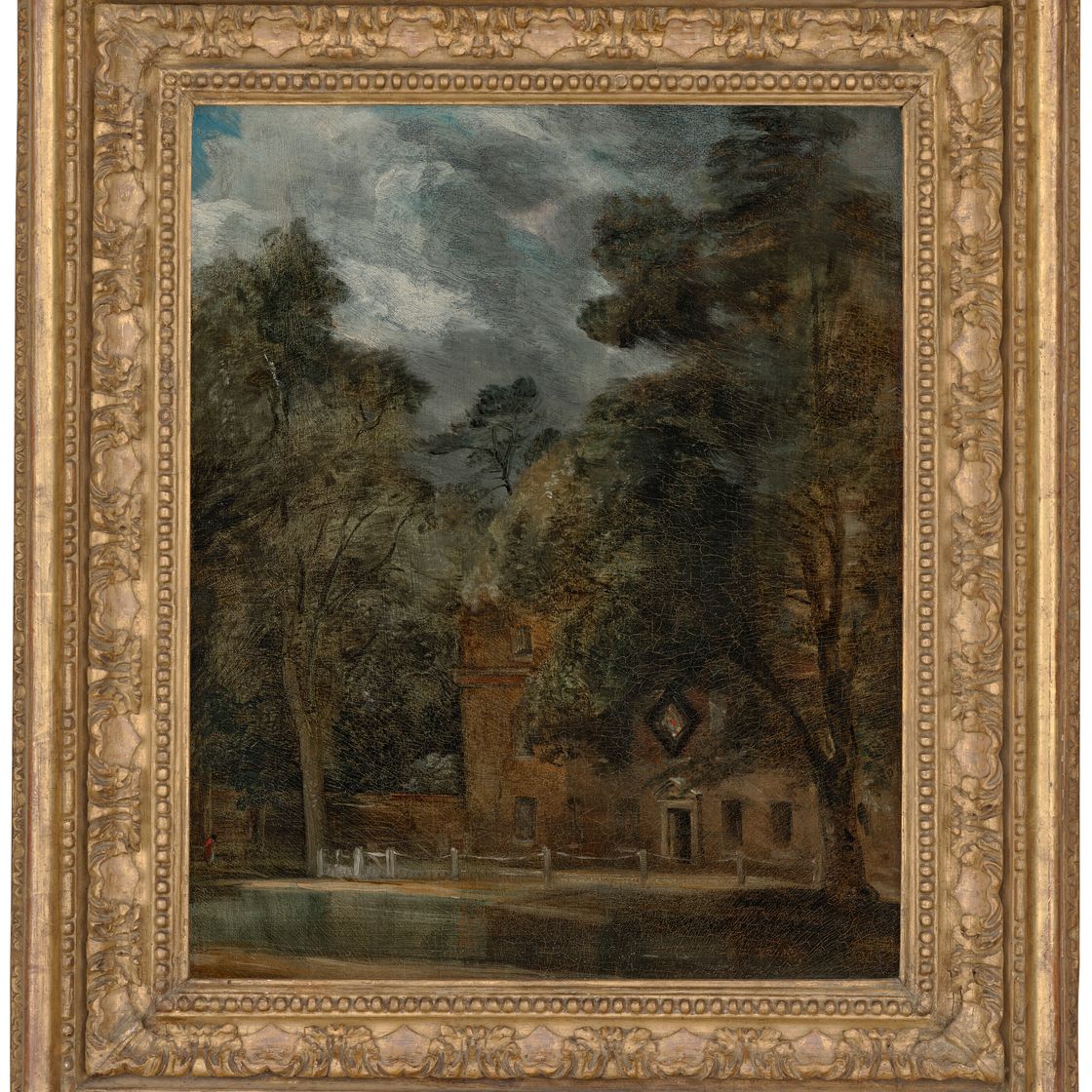 John Constable — Западный домик, Восточный Бергхольт, с водоразделом, изображение 2