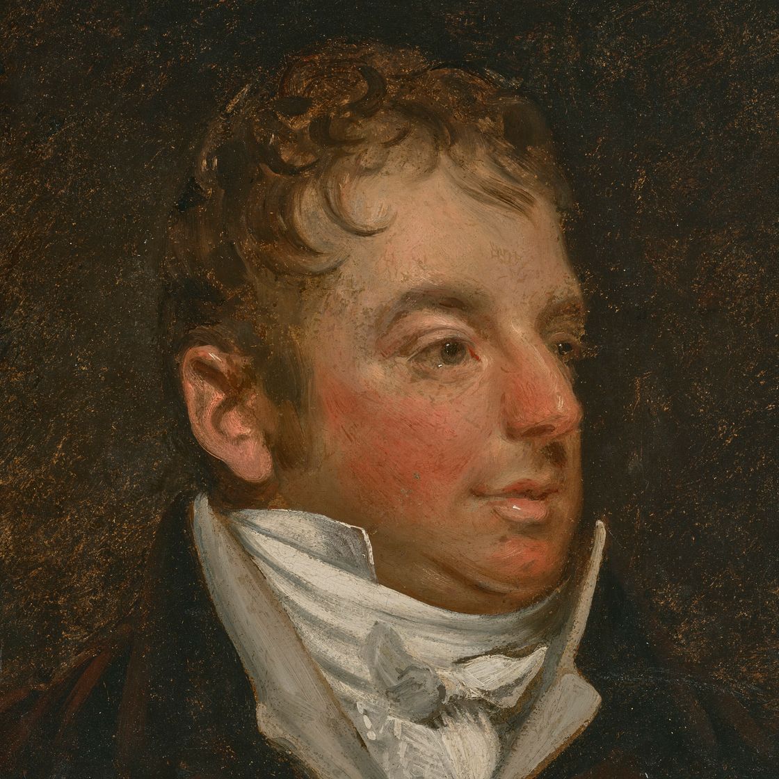 John Constable — Портрет Уильяма Трэвиса (ок.1752-1835), во весь рост, в черном сюртуке и белом галстуке, изображение 2