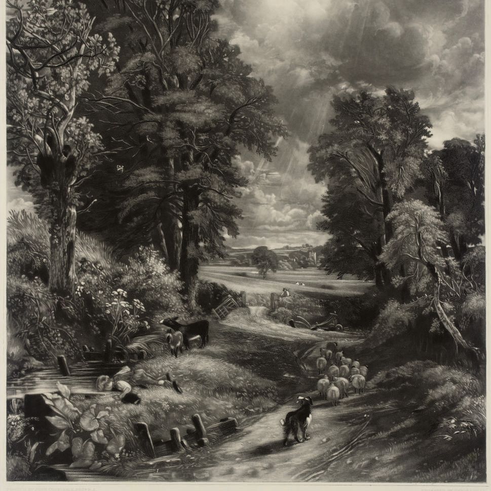 John Constable — Кукурузное поле