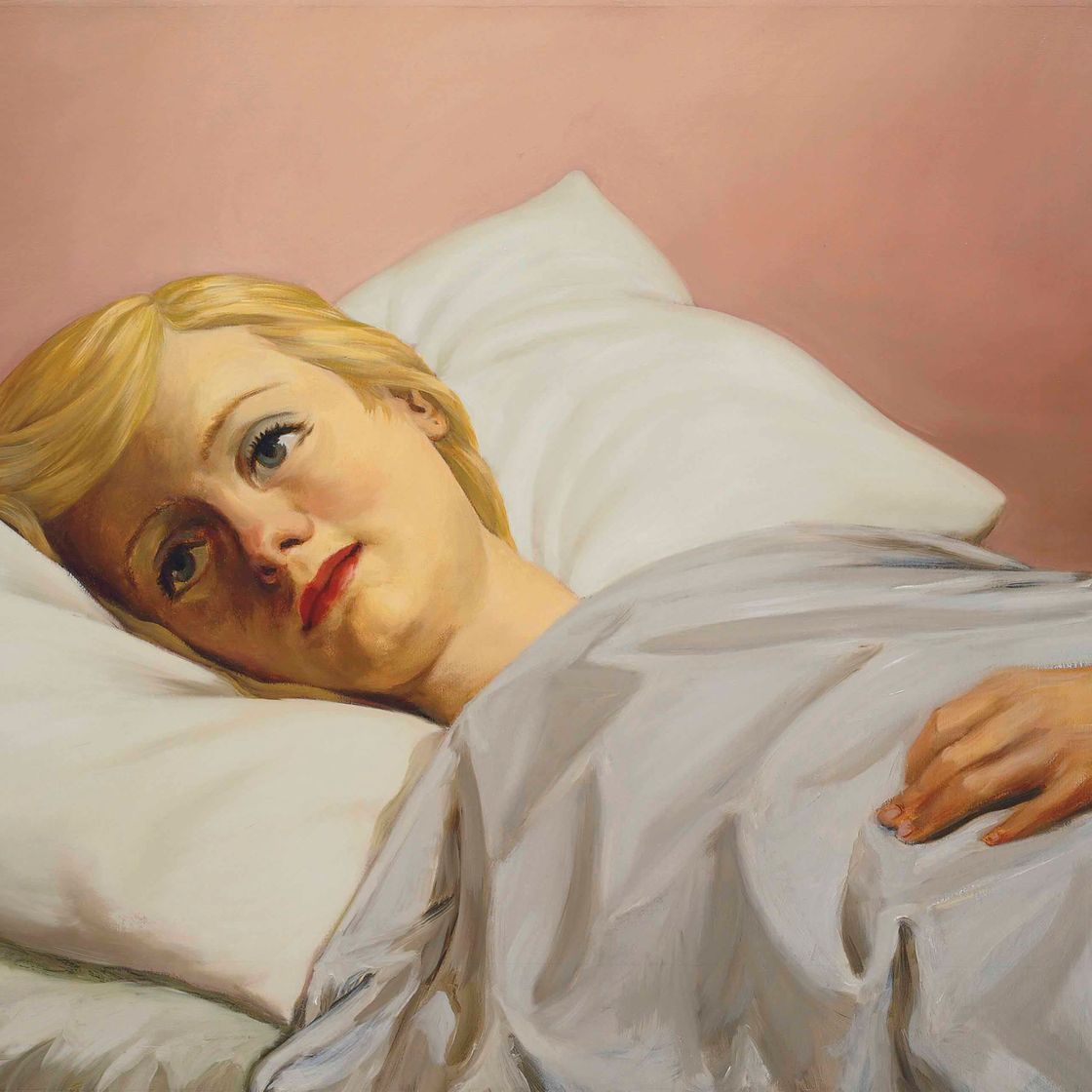 John Currin — Девушка в постели