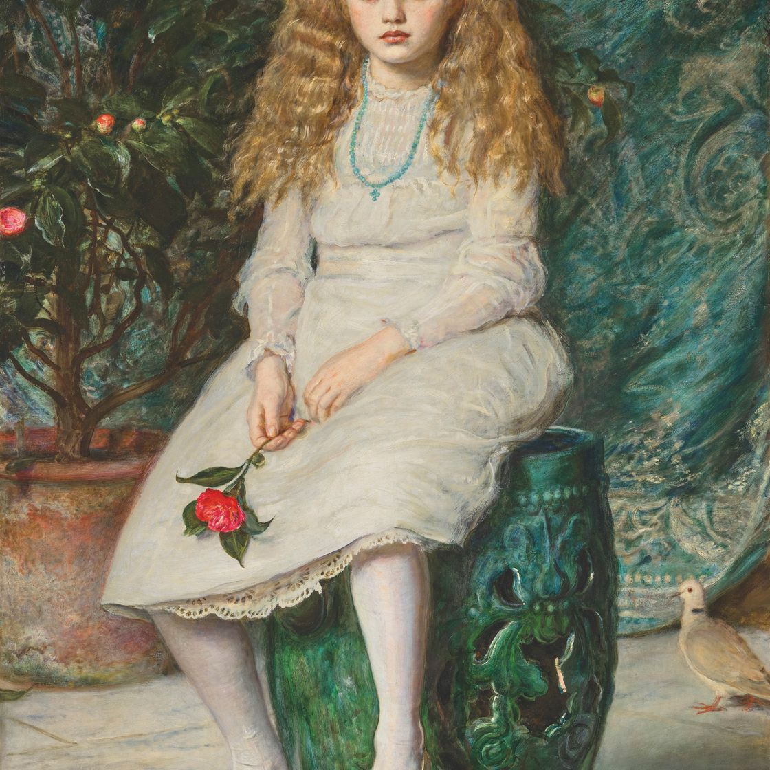 John Everett Millais — Нина, дочь Фредерика Леманна, эсквайра., изображение 1