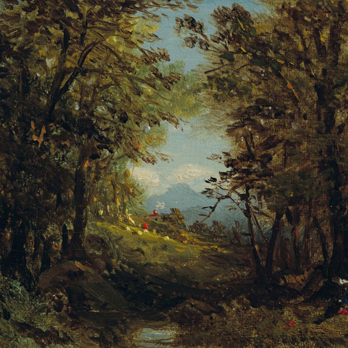 John Frederick Kensett — Пейзаж с фигурами