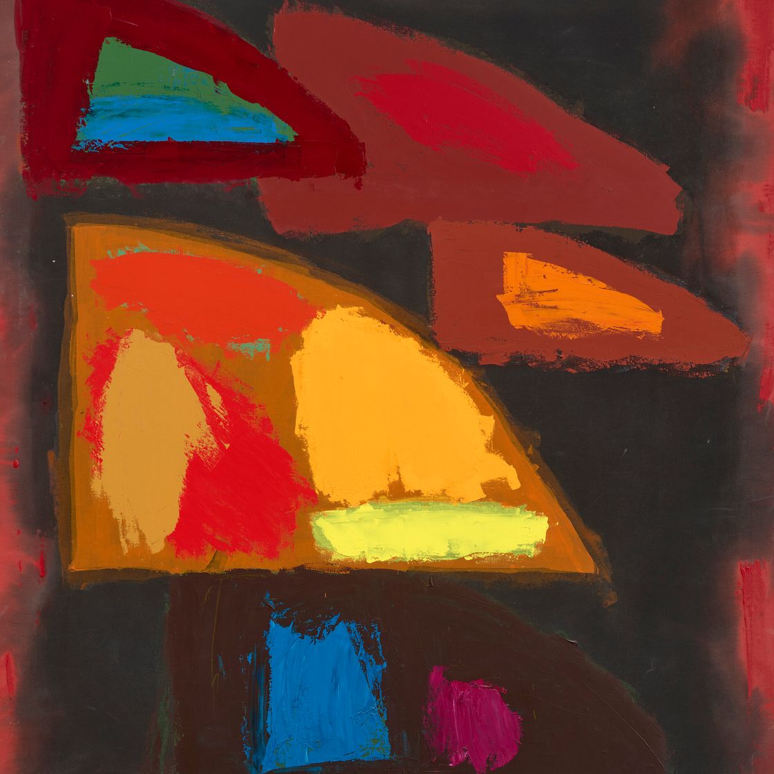 John Hoyland — Говорящий барабан 25.6.82, изображение 1