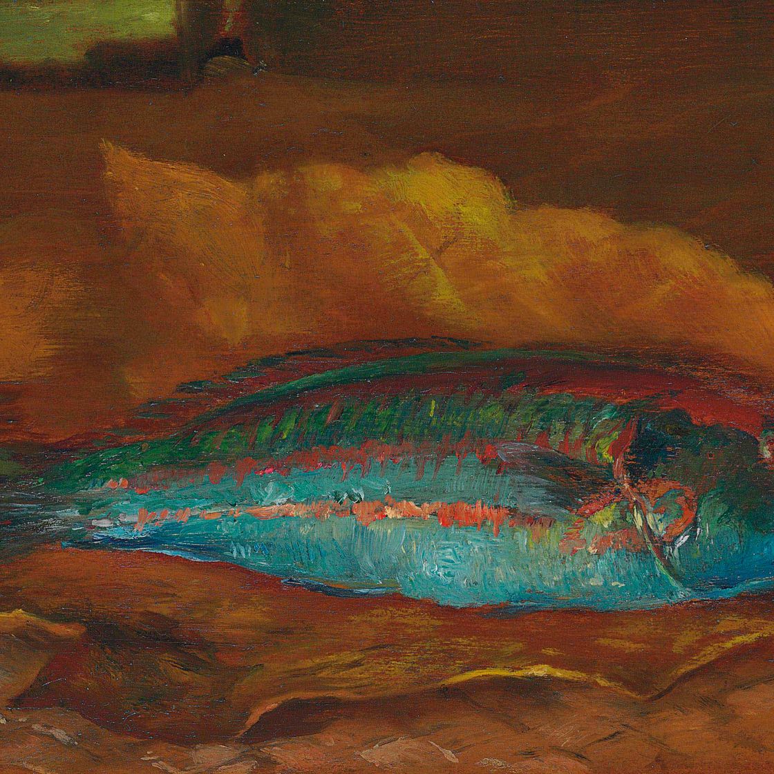 John La Farge — Изучение рыбы-попугая