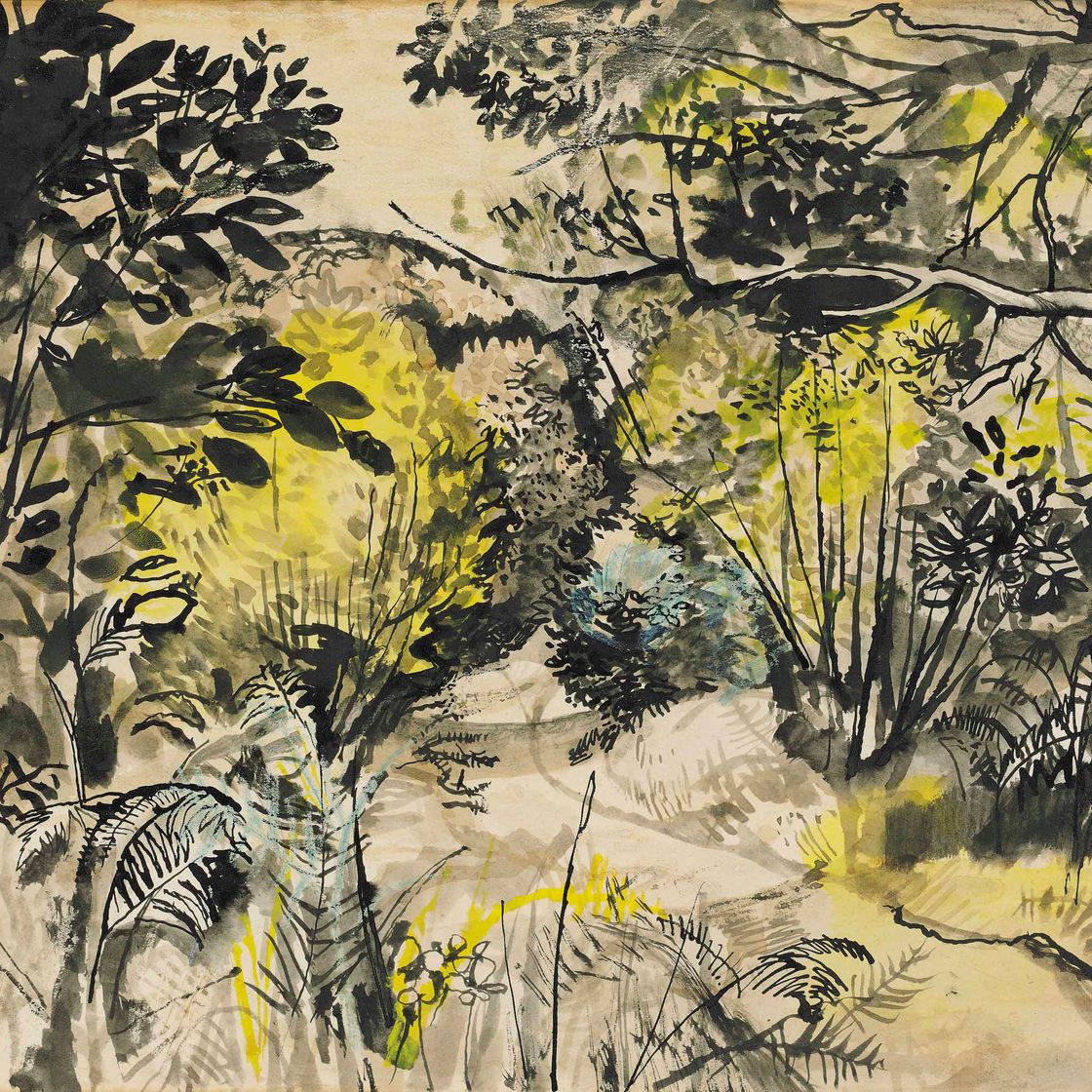 John Minton — Пейзаж в середине лета