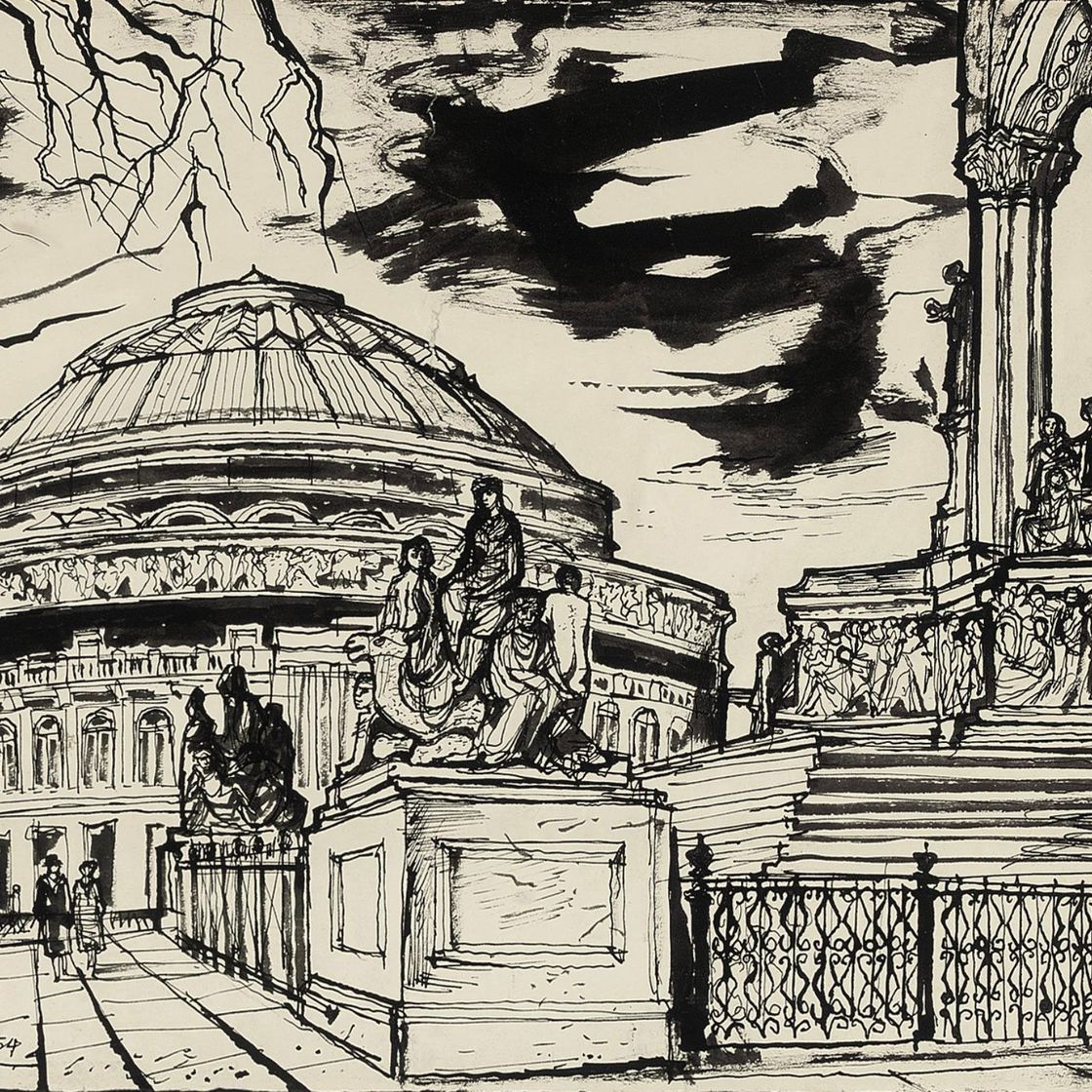 John Minton — Королевский Альберт-холл из мемориала Альберта