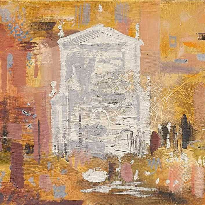 John Piper — Базилика Максенция, Колизей и арка Тита