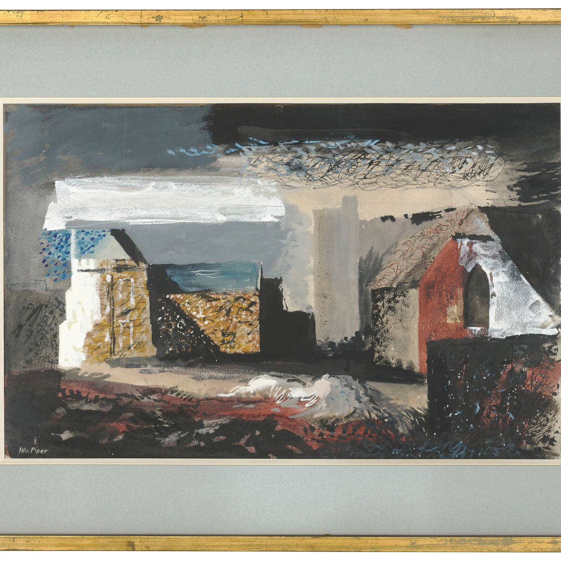 John Piper — Фермерский двор Мучелни