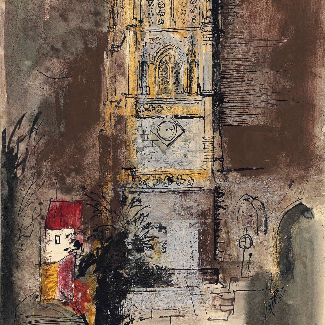 John Piper — Рейштонская церковь, Сомерсет