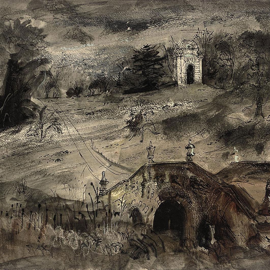 John Piper — Оксфордский мост, Стоу