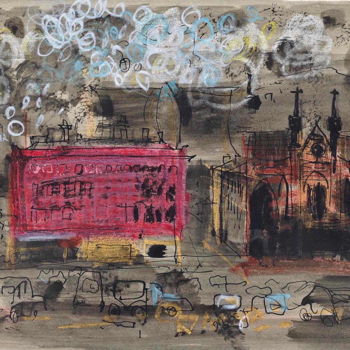 John Piper — Уличная сцена, Галифакс