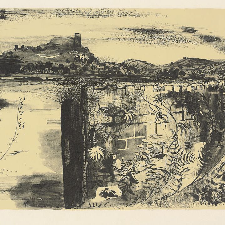 John Piper — Замок Драйслвин (Левинсон, 82)