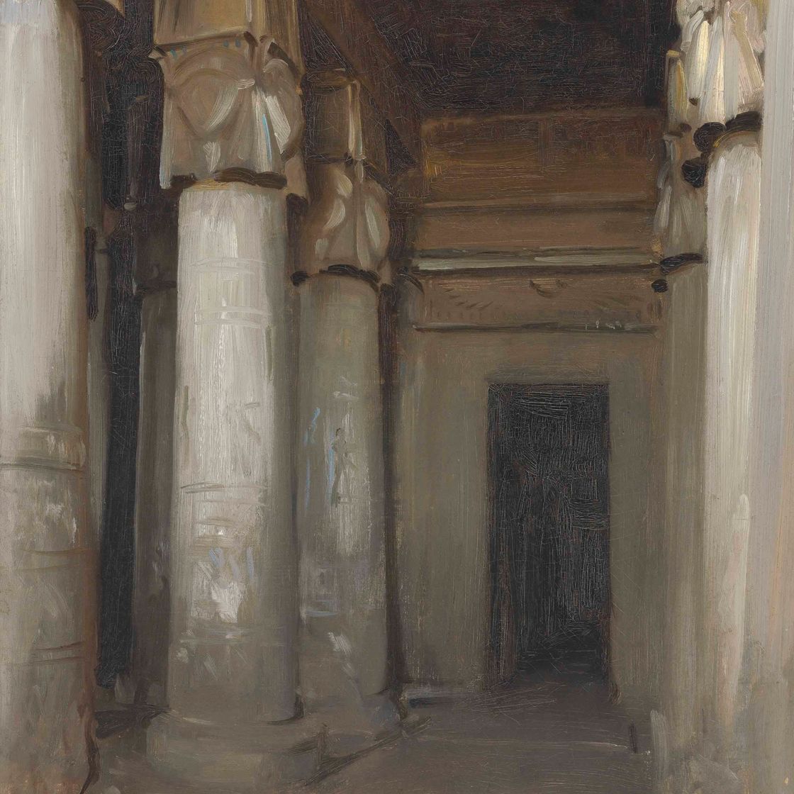 John Singer Sargent — Храм в Дендерах
