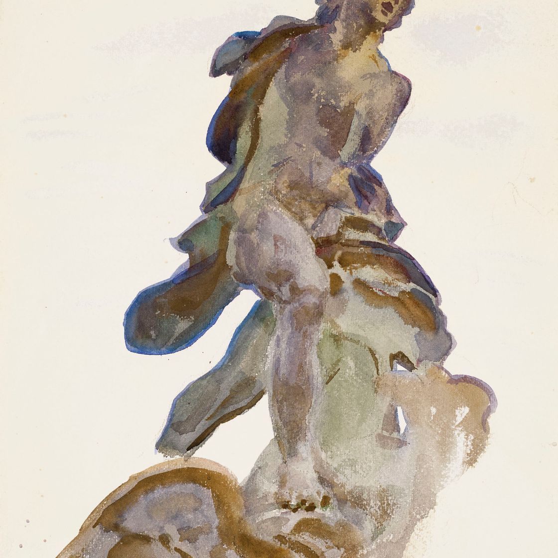 John Singer Sargent — Статуя в Риме
