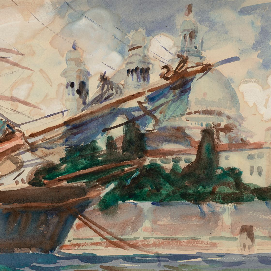 John Singer Sargent — Салют, Венеция, изображение 1