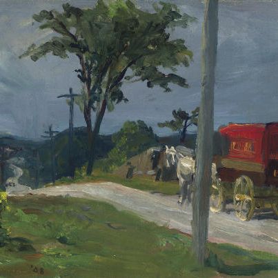 John Sloan — Проселочная дорога
