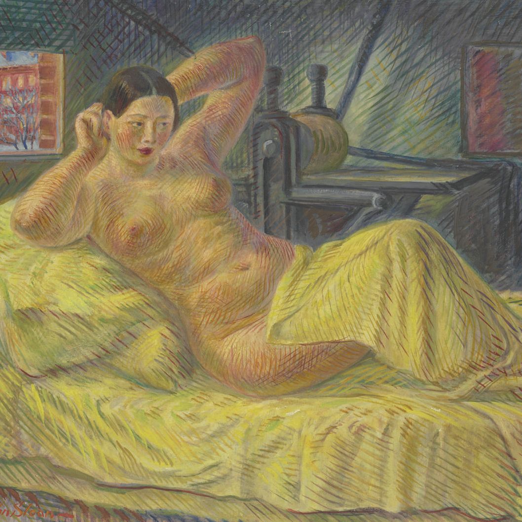 John Sloan — Обнаженная на Вашингтон-сквер