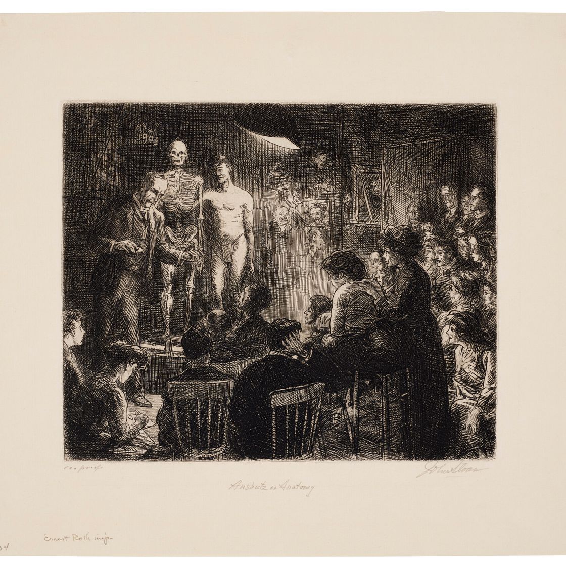 John Sloan — Аншуц по анатомии