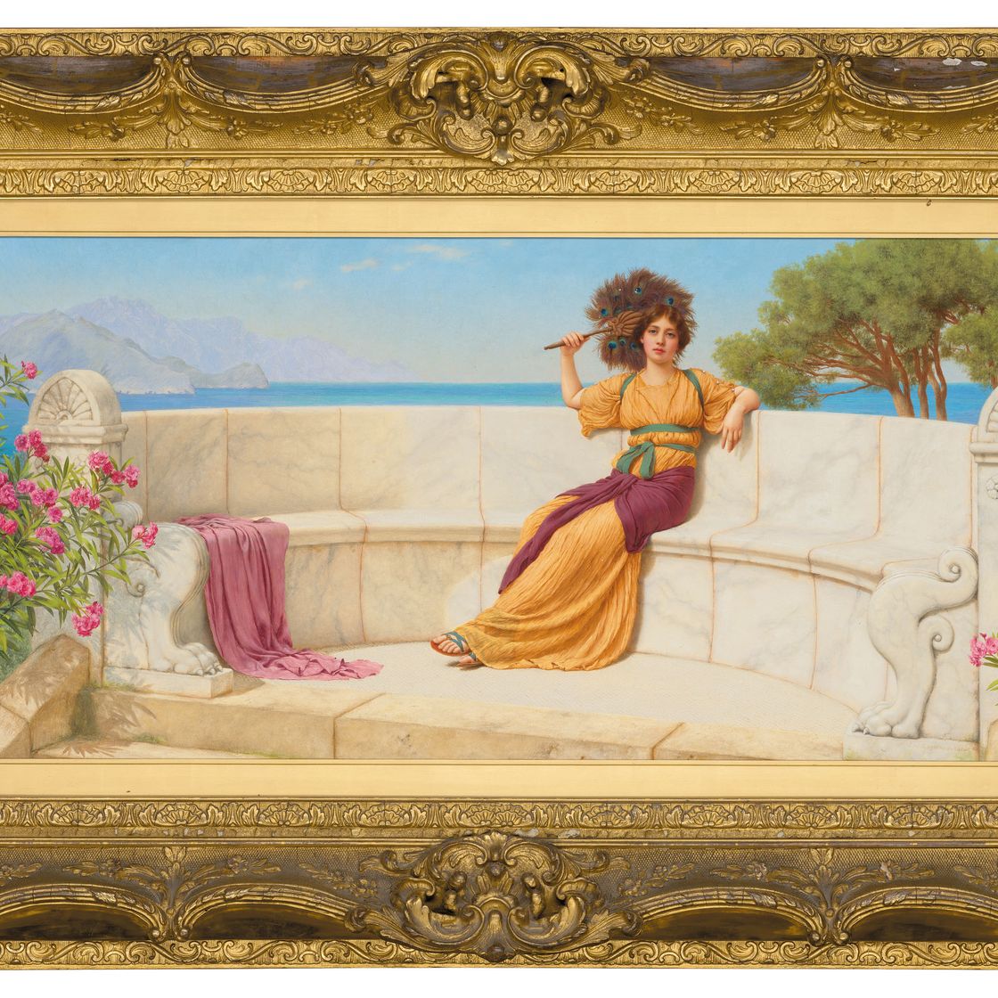 John William Godward — В самом разгаре лета (Мечтательность), изображение 2
