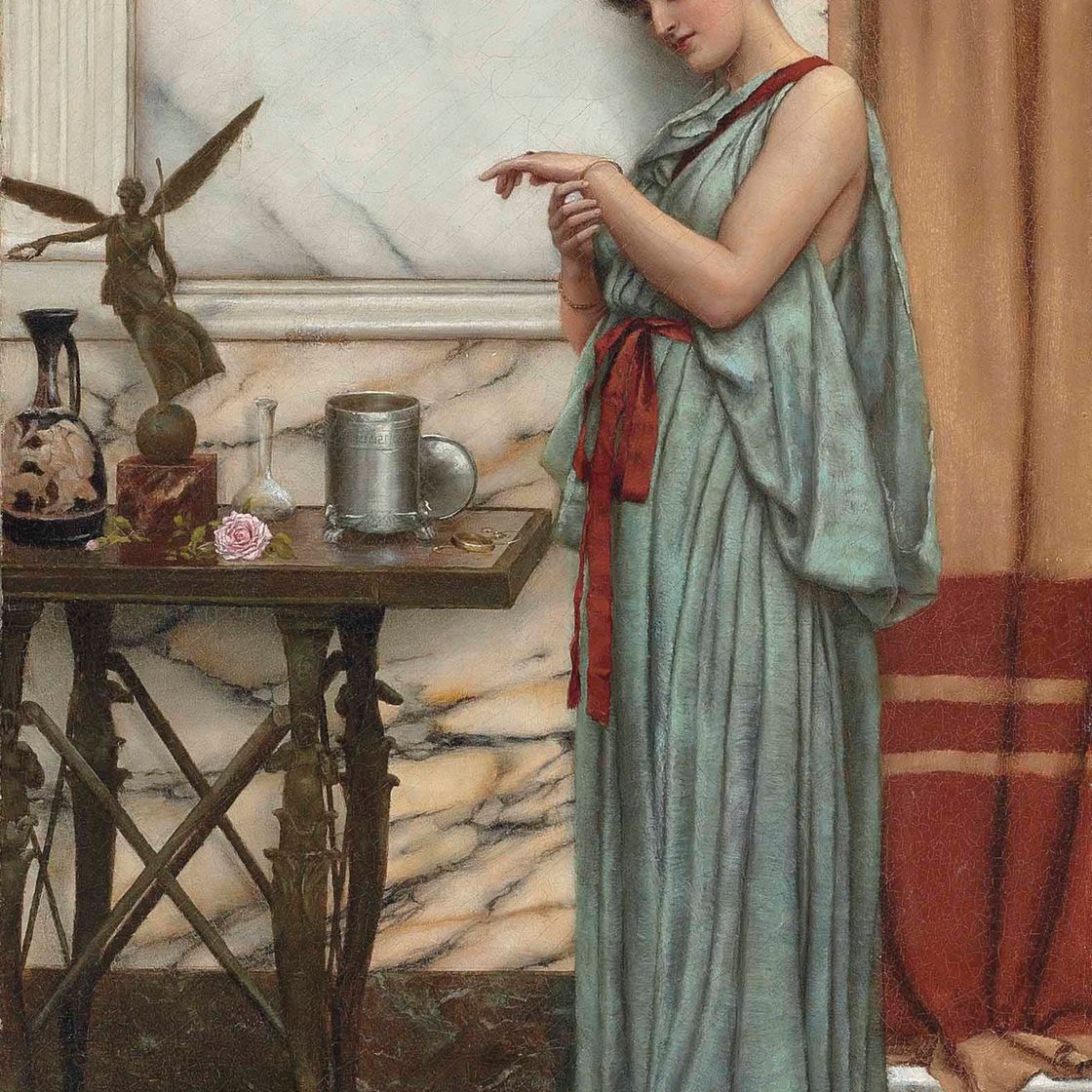 John William Godward — Его подарок на день рождения