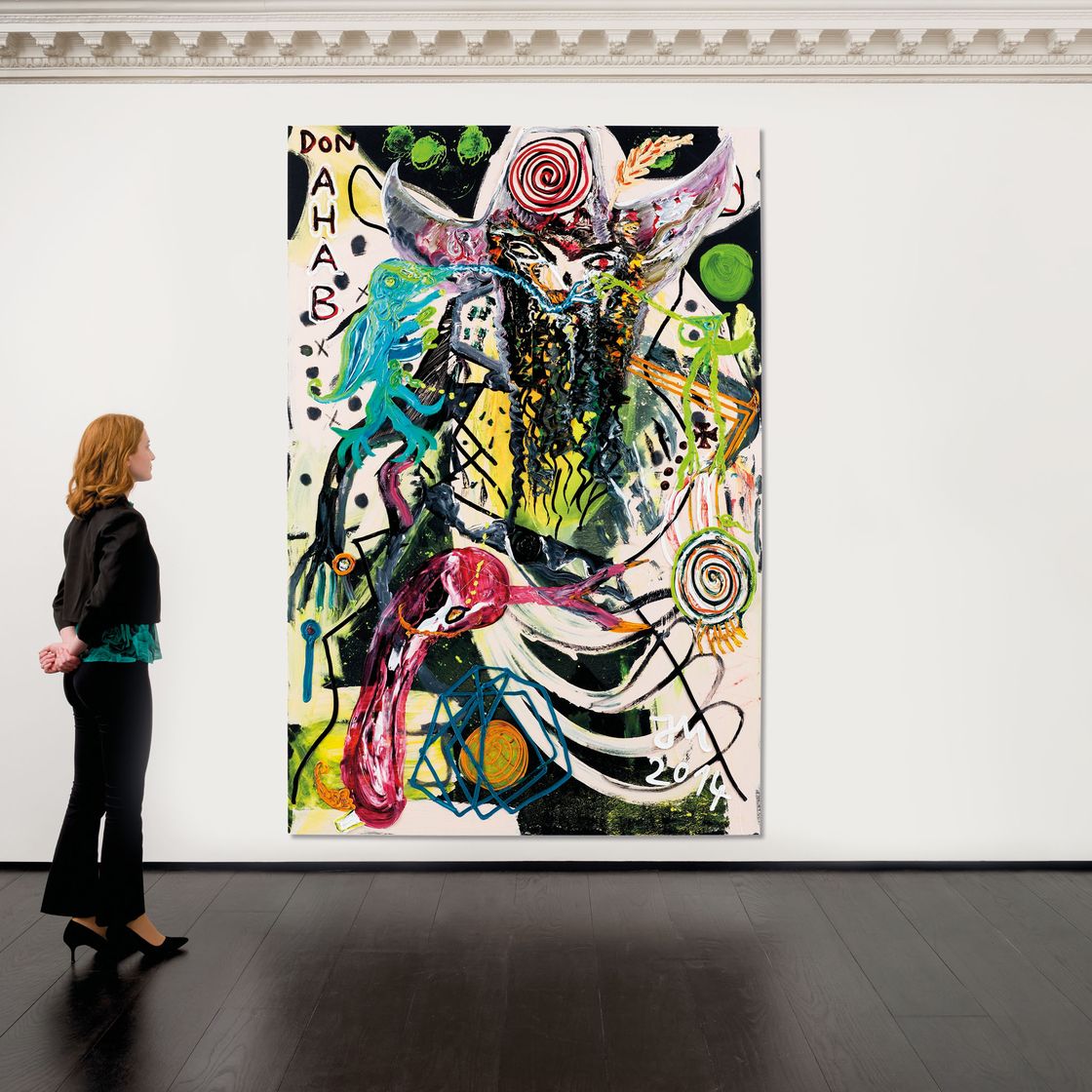 Jonathan Meese — ДОКТОР ФАТТИ "ФЕТТОМАКС" ХАРПУНЕЙЕР НАЗЫВАЕТ БИСЕРЛЕТОК "СЛИШКОМ ГОРЯЧИМИ... (Я КРАСОТКА), изображение 2