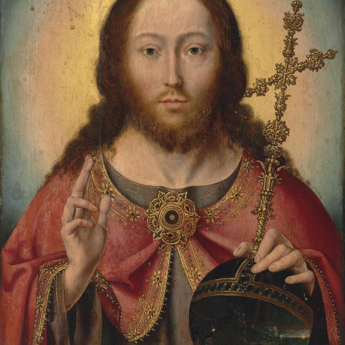 Joos Van Cleve — Спаситель Мира